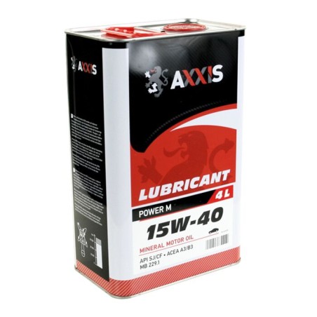 Олива моторн. AXXIS 15W-40 Power M (Каністра 4л)