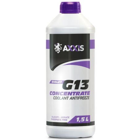 Антифриз AXXIS VIOLET-PURPLE концентрат G13 (-80C) (Каністра 1,5л)