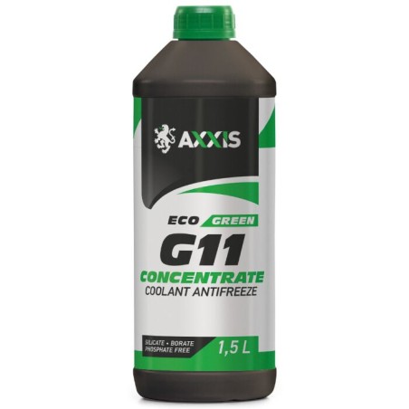 Антифриз концентрат ECO-80C GREEN G11 1,5л AXXIS