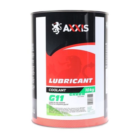 Антифриз GREEN G11 Сoolant AXXIS (зелений) (Каністра 10л)