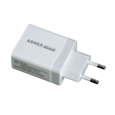Зарядний пристрій 3USB швидка зарядка 3,0 ARMER