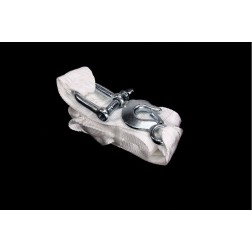 DK46-206E-3 Трос буксирувальний 8т. стрічка 75мм. 5м. С + U гак, білий ДК фото від Мотор-Агро Харків Україна