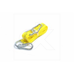 DK46-PP345-1 Трос буксирувальний 3т. 50мм. 4,5м. карабін, жовтий, ДК фото від Мотор-Агро Харків Україна