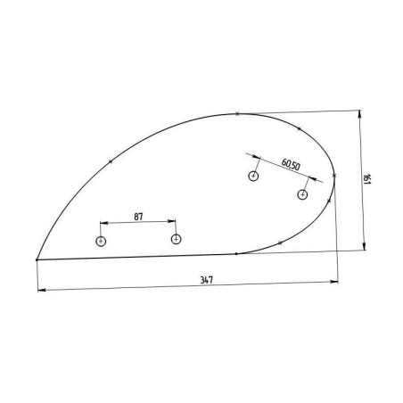 3470650 Відвал предплужника Tekrone лівий Lemken 3470650 правий AR4H фото від Мотор-Агро Харків Україна