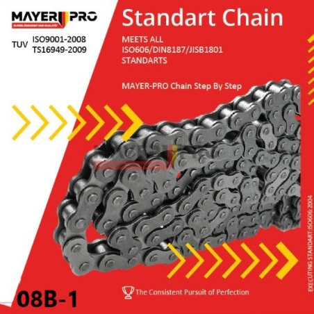 08B-1 CHAIN Ланцюг 08B-1 довжина 5 м фото від Мотор-Агро Харків Україна