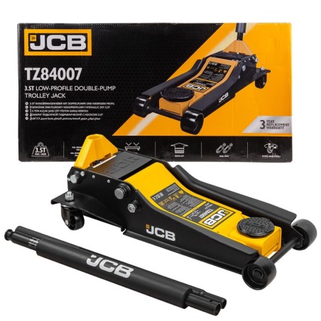 Домкрат підкатний гідравлічний 3,5т JCB-TZ84007