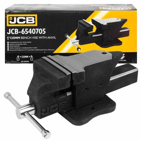 Лещата сталеві з ковадлом 5"-125 мм. JCB-6540705