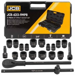 Набір інструментів ударних 21 од. 3/4" (12гр.) JCB-6213-9MPB