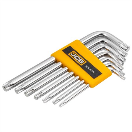 Haбіp Г-oбp. ключів TORX T10H-T40H 7шт JCB-5071