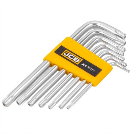 Haбіp Г-oбp. ключів TORX T10H-T40H з отвором 7шт JCB-5071T