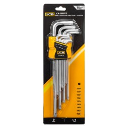 59317 Haбіp Г-подіб. ключів подовжених з отвором TORX 9 од. (T10H-T50H) JCB-5098TXL фото від Мотор-Агро Харків Україна