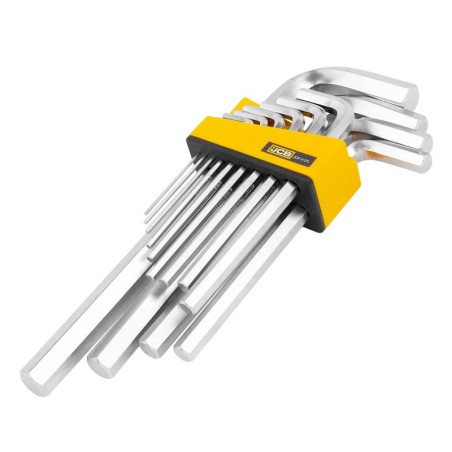 Haбіp Г-oбp. ключів шестиграних 2 мм - 19 мм подовжені 13 шт JCB-5137L