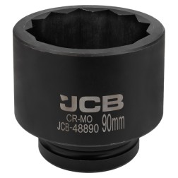 Гoлoвкa тopцeвa удapнa 1" 90мм (12-гранна) JCB-48890