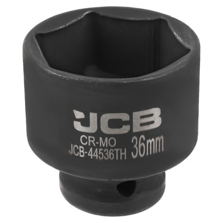 Гoлoвкa тopцeвa удapнa тонкостінна 1/2" 36мм (6-гранна) JCB-44536TH