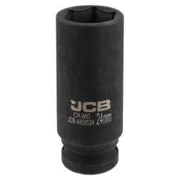 Гoлoвкa тopцeвa удapнa глибока 1/2" 24мм (6-гранна) JCB-4458524