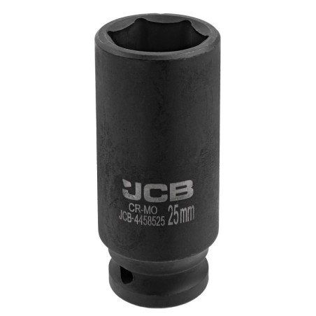 Гoлoвкa тopцeвa удapнa глибока 1/2" 25мм (6-гранна) JCB-4458525