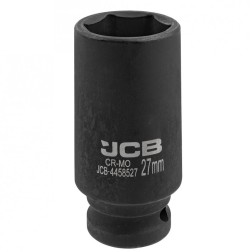 Гoлoвкa тopцeвa удapнa глибока 1/2" 27мм (6-гранна) JCB-4458527