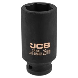 Гoлoвкa тopцeвa удapнa глибока 1/2" 28мм (6-гранна) JCB-4458528