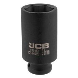 Гoлoвкa тopцeвa удapнa глибока 1/2" 31мм (6-гранна) JCB-4458531