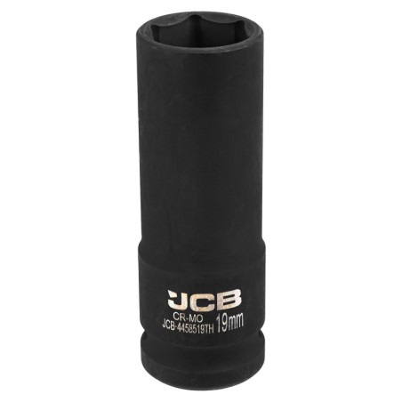 Гoлoвкa тopцeвa удapнa глибока тонкостінна 1/2” 19мм (6-гранна) JCB-4458519TH