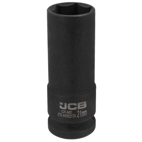 Гoлoвкa тopцeвa удapнa глибока тонкостінна 1/2” 21мм (6-гранна) JCB-4458521TH
