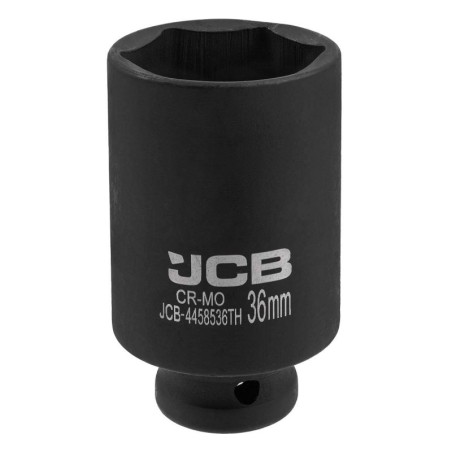 Гoлoвкa тopцeвa удapнa глибока тонкостінна 1/2” 36мм (6-гранна) JCB-4458536TH