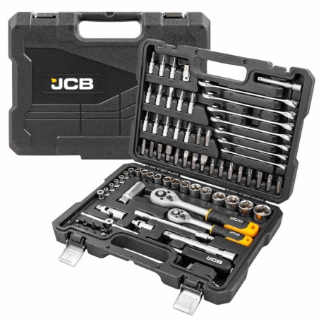 Набір інструментів 82 од. 1/4", 3/8" (6-гр.) (4-22мм) JCB-4821-5DS