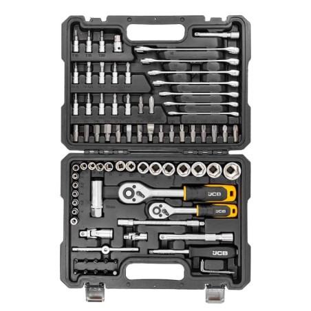 Набір інструментів 82 од. 1/4", 3/8" (6-гр.) (4-22мм) JCB-4821-5DS