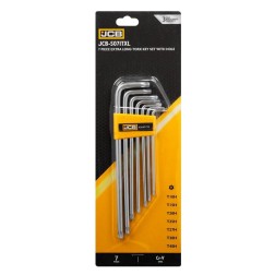 JCB-5071TXL Набір Г-подіб. ключів екстра довгих з отвором TORX 7 од. (T10H-T40H) JCB-5071TXL фото від Мотор-Агро Харків Україна