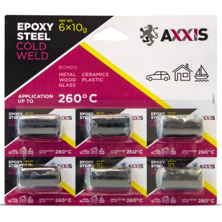VSB-017 Холодне зварювання EPOXY STEEL (планшет 6шт*10гр) від Мотор-Агро Харків Україна