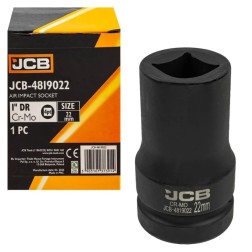 JCB-4819022 Головка ударна для футорки 1" 22 мм (4-гранна) JCB-4819022 фото від Мотор-Агро Харків Україна