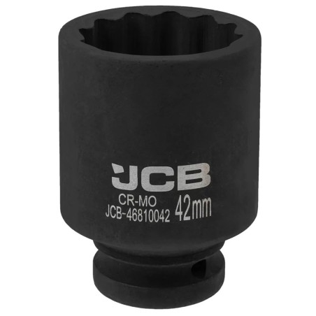 Головка торцева ударна глибока 3/4" 42 мм (12-гранна) JCB-46810042