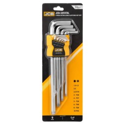 ➤ Haбіp Г-подіб. ключів HEX/TORX 9 од. JCB-5093TXL 60957
