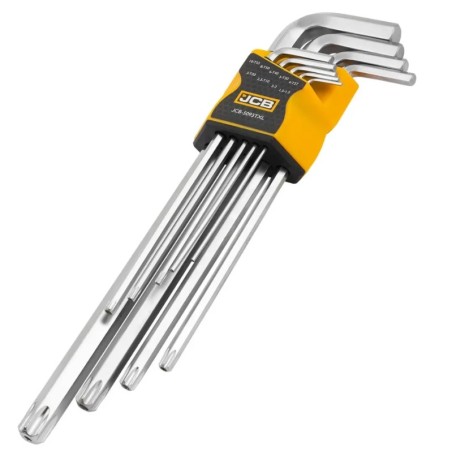 ➤ Haбіp Г-подіб. ключів HEX/TORX 9 од. JCB-5093TXL 60957