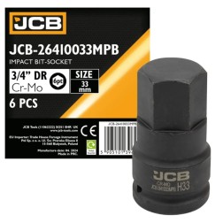 Головка-біта ударна HEX 3/4" 33 мм JCB-26410033MPB