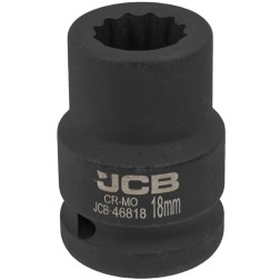 59841 Гoлoвкa тopцeвa удapнa 3/4" 18 мм (12-гранна) JCB-46818 фото від Мотор-Агро Харків Україна