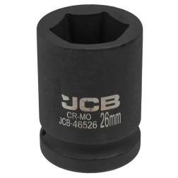 59819 Гoлoвкa тopцeвa удapнa 3/4" 26 мм (6-гранна) JCB-46526 фото від Мотор-Агро Харків Україна
