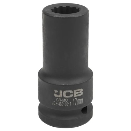 Гoлoвкa тopцeвa удapнa глибока 3/4" 17 мм (12-гранна) JCB-46810017