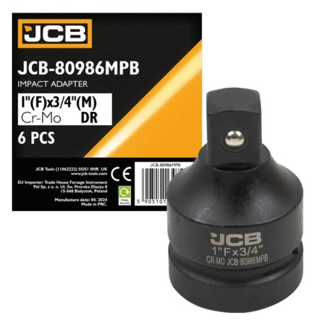Ударний адаптер 1"(F) x 3/4"(M) JCB-80986MPB