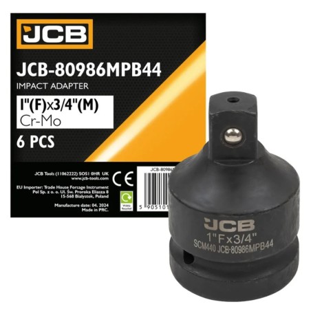 Ударний адаптер 1"(F) x 3/4"(M) (посилена сталь SCM440) JCB-80986MPB44