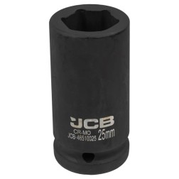 59805 Гoлoвкa тopцeвa удapнa глибока 3/4" 25 мм (6-гранна) JCB-46510025 фото від Мотор-Агро Харків Україна