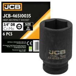 Гoлoвкa тopцeвa удapнa глибока 3/4" 35 мм (6-гранна) JCB-46510035
