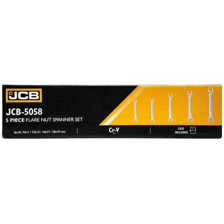 Набір розрізних ключів в чохлі 5 од. JCB-5058P (JCB-5058)