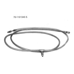 70-1101345-Б Паливопровід низького тиску МТЗ на 3 штуцера в металооплетковий L 2950мм фото від Мотор-Агро Харків Україна