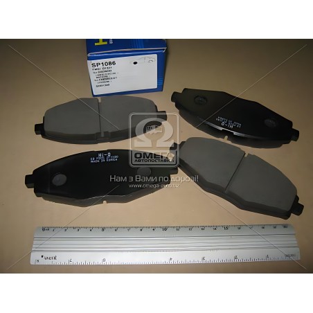 SP1086 Колодка гальм. диск. DAEWOO LANOS 1.5 передн. (вир-во SANGSIN) фото від Мотор-Агро Харків Україна