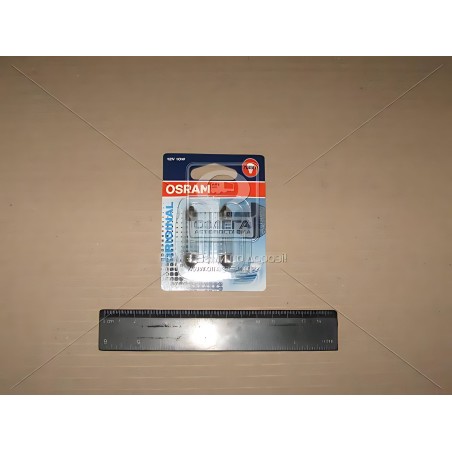 ➤ Лампа софітна допоможе. освітлення C10W 12V 10W SV8.5-8 (2 шт) blister (вир-во OSRAM) 6411-2BL