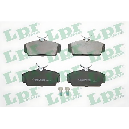 ➤ Колодка гальм. диск. NISSAN ALMERA передн. (вир-во LPR) 05P706