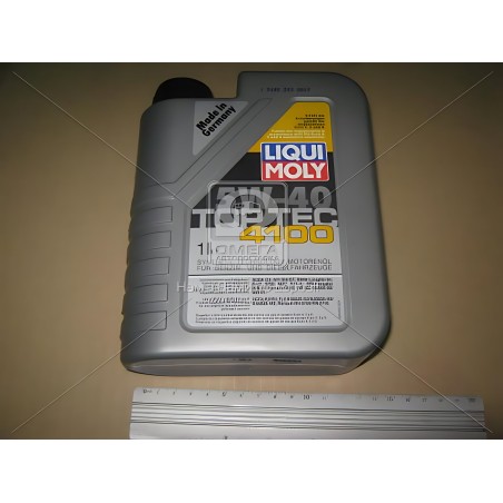 ➤ Олива моторна Liqui Moly TOP TEC 4100 5W-40 API SN/CF ACEA A3/B4/C3 (Каністра 1л) 7500