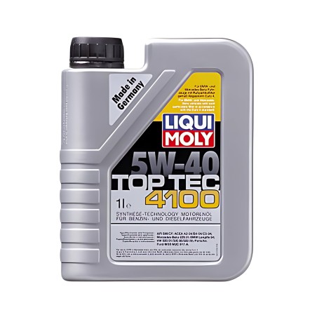 ➤ Олива моторна Liqui Moly TOP TEC 4100 5W-40 API SN/CF ACEA A3/B4/C3 (Каністра 1л) 7500