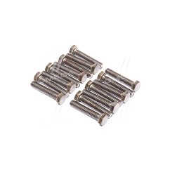 М12х65 Болт М12х65х1, 75 шестигранний (1кг 1 компл) 5,8 DIN 933 / ГОСТ 7805 (повне різьблення) чорний фото від Мотор-Агро Харків